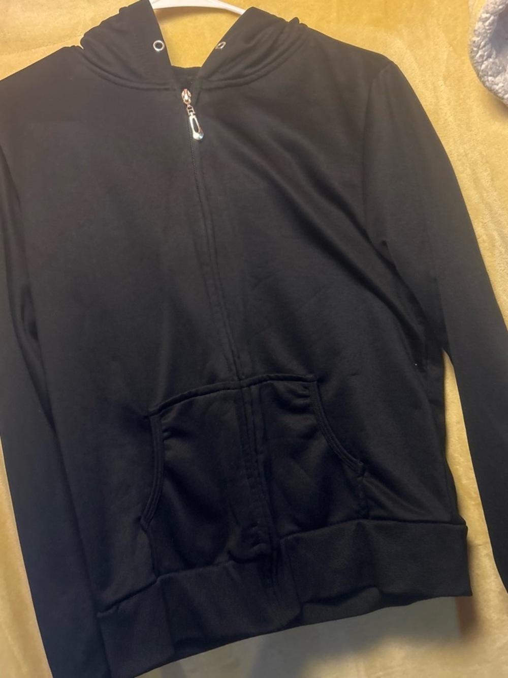 Black Zip-Up Hoodie for Women - Classic Everyday Layer